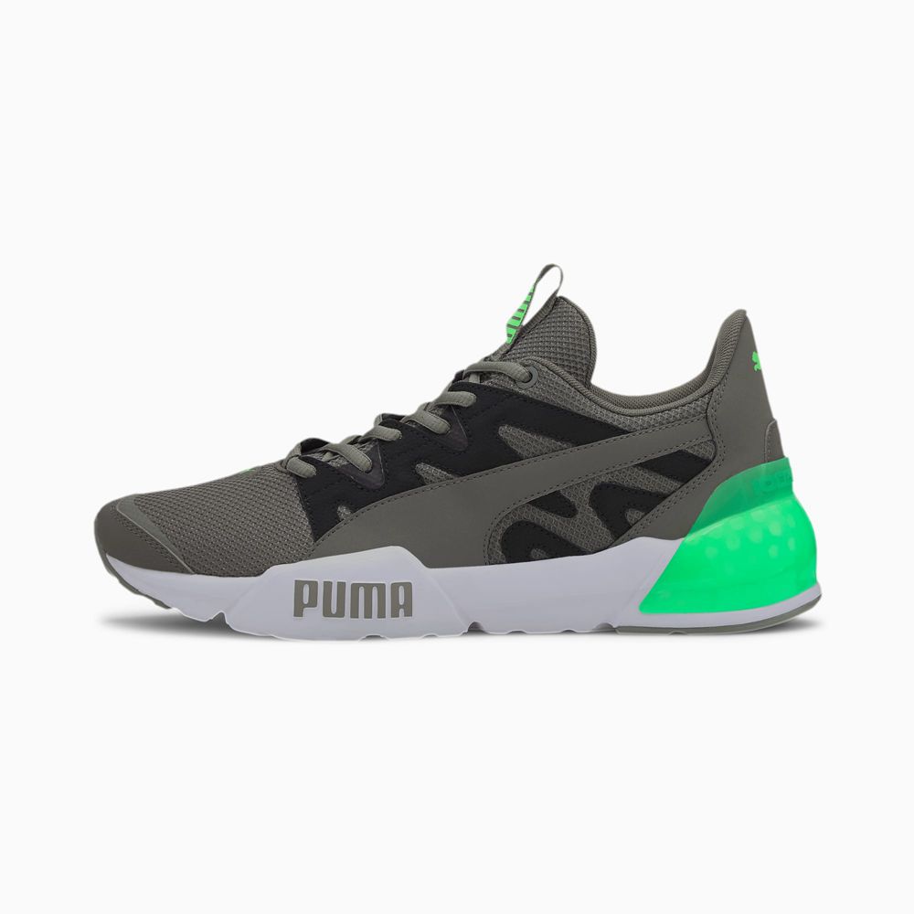 Puma CELL Pharos Neon Férfi Edzőcipő - Szürke/Fekete/Zöld ( Hungary - RXPOK5280 )